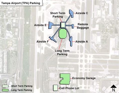 Tampa Airport Parking | TPA Airport Long Term Parking Rates & Map