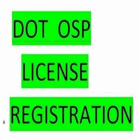 Osp Dot License Registration in Bilaspur | ID: 2852752741591