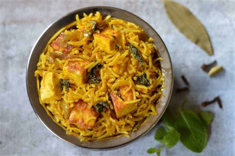 Easy Instant Pot Paneer Biryani - Indian Veggie Delight