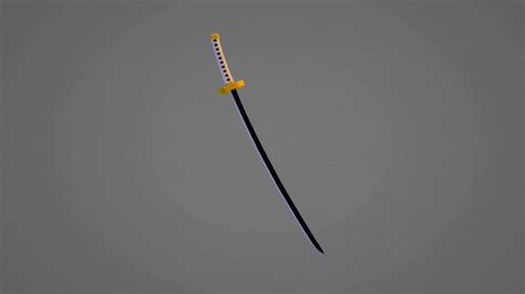 3D file Roronoa Zoro Wado Ichimonji Sword・3D printable model to ...