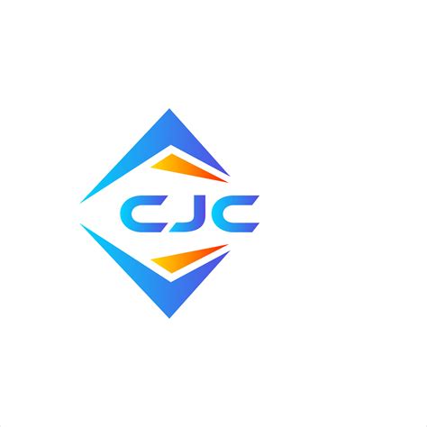 CJC abstract technology logo design on white background. CJC creative ...