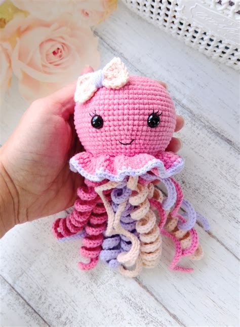 Crochet Jellyfish Pattern Amigurumi Jellyfish Pattern - Etsy