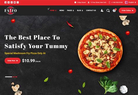 15+ Best Pizza Website Templates 2024 [Edition] - RadiusTheme