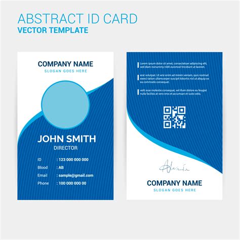 Id card template - opmsave