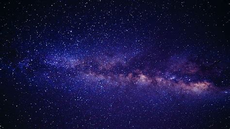 Dark Purple Galaxy, space, universe, star, night, HD wallpaper | Peakpx