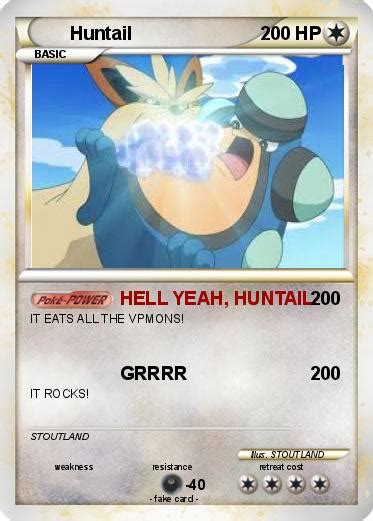 Pokémon Huntail 9 9 - HELL YEAH, HUNTAIL - My Pokemon Card