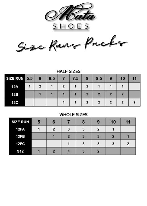 SIZE CHART