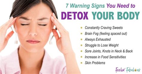 7 Warning Signs Your Body Needs a Detox - Feelin' Fabulous with Kayla