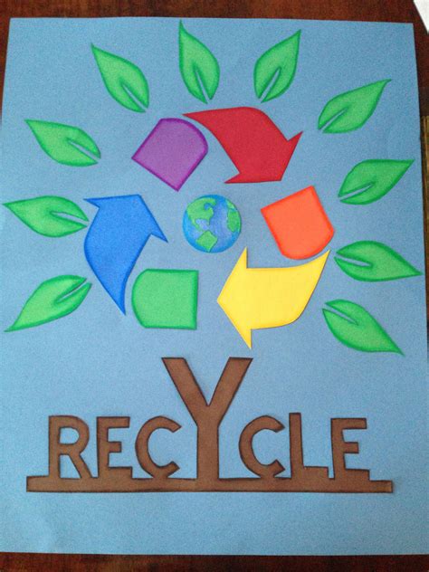 Recycle poster I made for my kids school. Earth Day Projects, Book ...