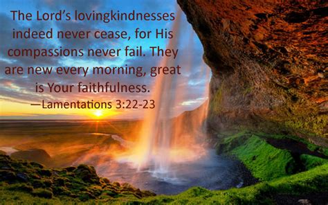 Lamentations 3:22-23. Great Is Thy Faithfulness - Wellspring Christian ...