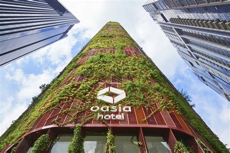 Oasia Hotel Downtown Singapore - Jungle Skyscraper Hotel In Downtown ...