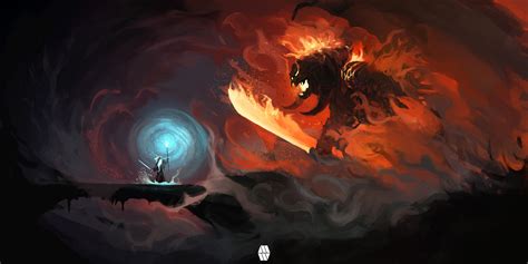 Gandalf vs Balrog HD Wallpaper by Marcus Whinney