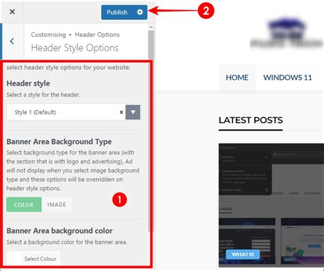 WordPress: How to Edit the Header