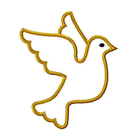 Big Dreams Embroidery: DOVE OF PEACE Machine Embroidery Applique Design ...