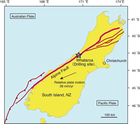 Sampling of the active alpine fault in New Zealand reveals extreme ...