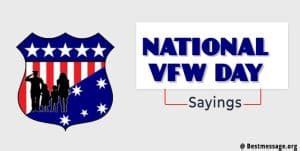 National VFW DAY Quotes, Messages, Sayings