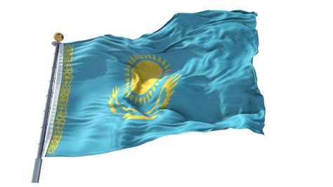 Kazakhstan Flag Waving Vector On Transparent Background PNG, 53% OFF