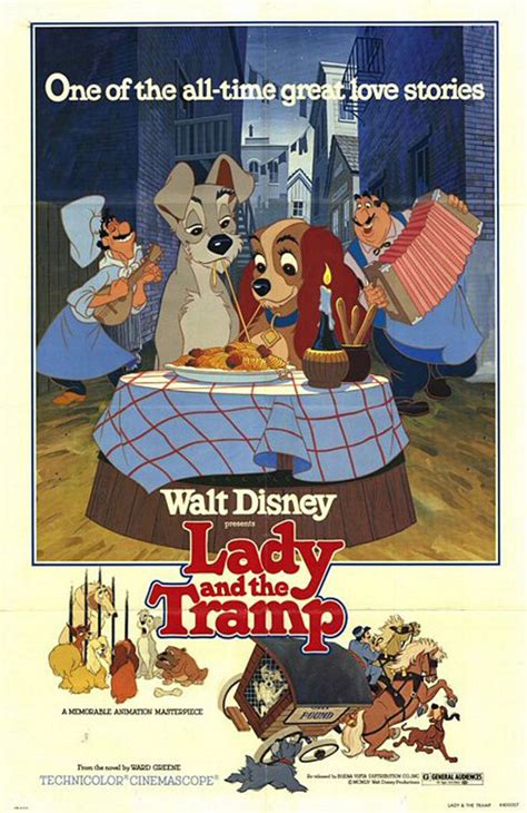 Lady and the Tramp (1955) Poster #1 - Trailer Addict