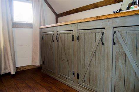 Scrapped the Sliding Barn Doors, Rustic Cabinet Doors Instead | Do It ...