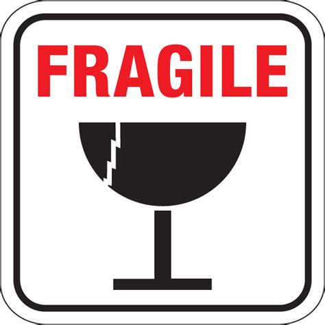 Fragile Glass Sign - ClipArt Best