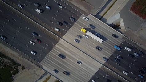 Aerial View Of Roads And Traffic Free Stock Video Footage, Royalty-Free ...