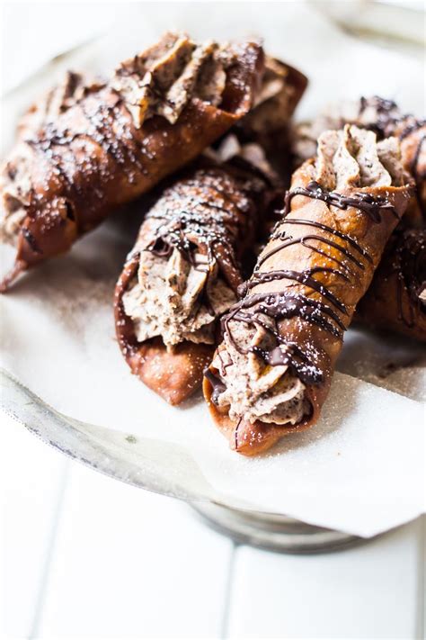 Cannoli with Chocolate Ricotta Filling — Little Pastry Box | Cannoli ...