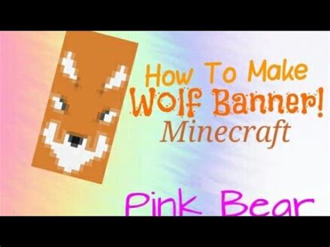 How To Make Fox Banner! | Minecraft Tutorial | Pink Bear - YouTube