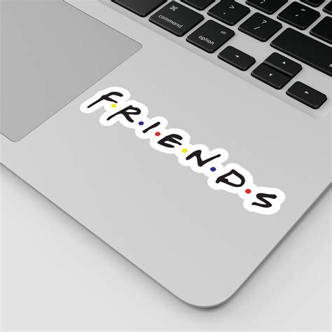 Friends Laptop Sticker Friends decoration Friends decal | Etsy