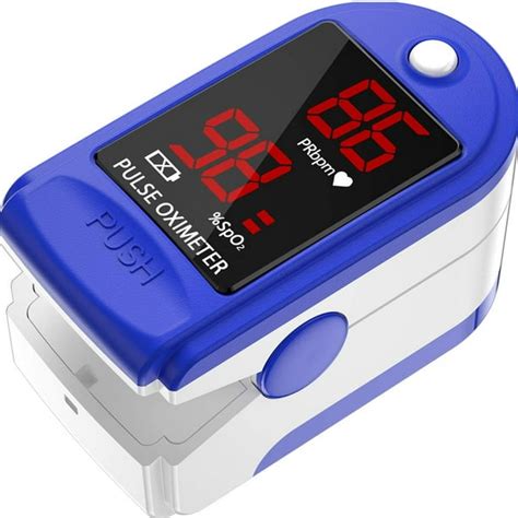 Fingertip Pulse Oximeter Blood Oxygen Meter SpO2 Monitor, Blood Oxygen ...