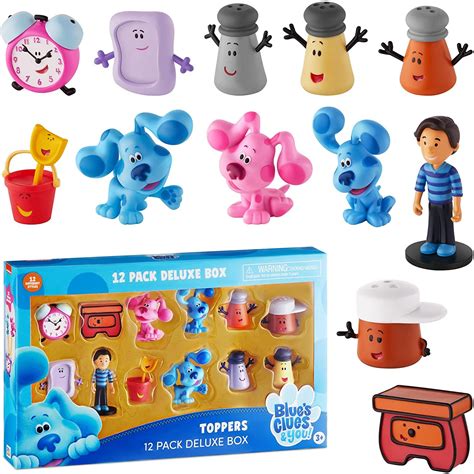 Buy P.M.I. Blue's Clues Toppers for Kids | 12 Topper Blue’s Clues Toys ...