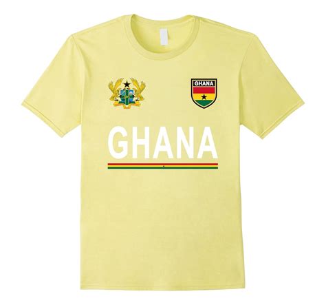 Ghana Soccer T-Shirt – Ghanaian Football Jersey 2017-PL – Polozatee