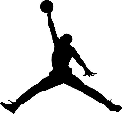 Black and White Jordan Logo