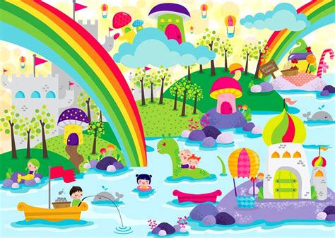 illustrations par phi: rainbow land