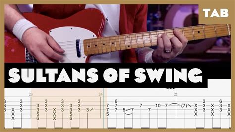 Sultans of Swing Dire Straits Cover | Guitar Tab | Lesson | Tutorial ...