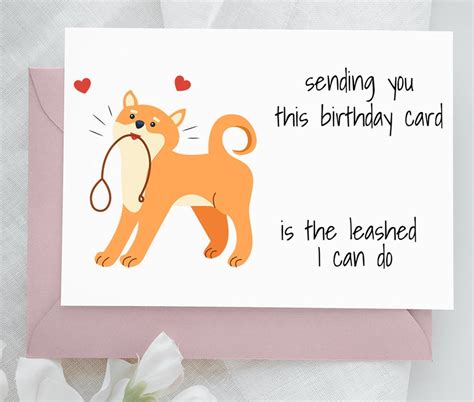 Funny Birthday Card, Dog Birthday Card, Dog Card - Etsy