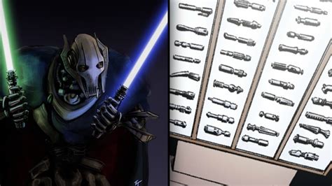 All the Fine Additions in Grievous' Lightsaber Collection [Legends ...