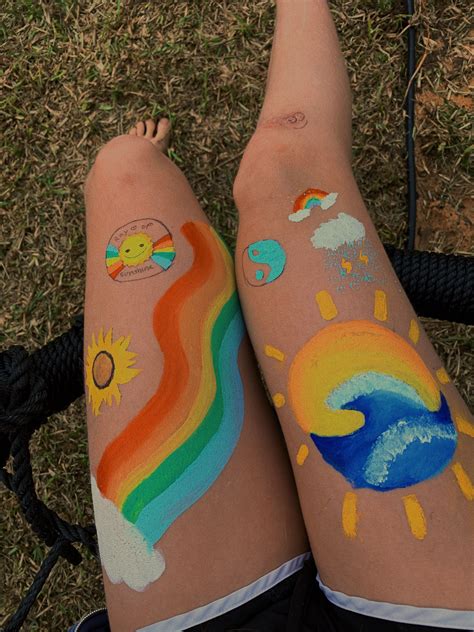 𝒻𝓊𝓃 𝒻𝓊𝓃 𝒻𝓊𝓃 | Body art painting, Leg painting, Leg art