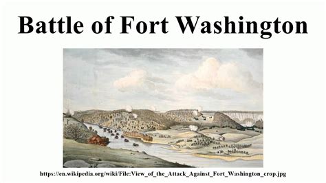 Battle of Fort Washington - YouTube