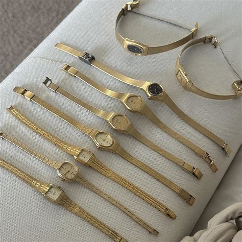 Vintage Dainty Watches in Gold ONLY 5 & 9 LEFT... - Depop