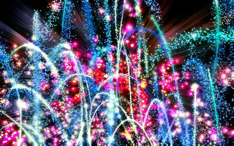 Download New Year Blue Pink Sparkles Photography Fireworks HD Wallpaper