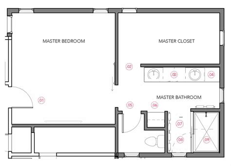 Master Bathroom And Closet Floor Plans – Flooring Ideas