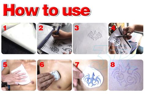 How To Apply Tattoo Stencil