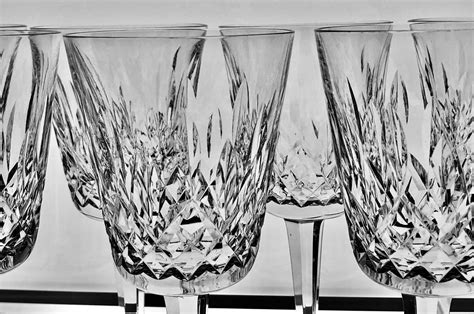 Vintage WATERFORD LISMORE Pattern 7 Water Glasses