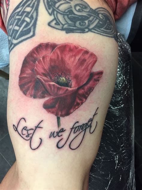 ANZAC Tattoo - Left Leg | Tattoo designs, Tattoos, Cool tattoos