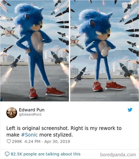 30 People That Roasted New Sonic Character Design So Bad, That The ...