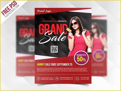 Free Sale Flyer Template Of Free Flyer Templates Psd From 2016 Css ...