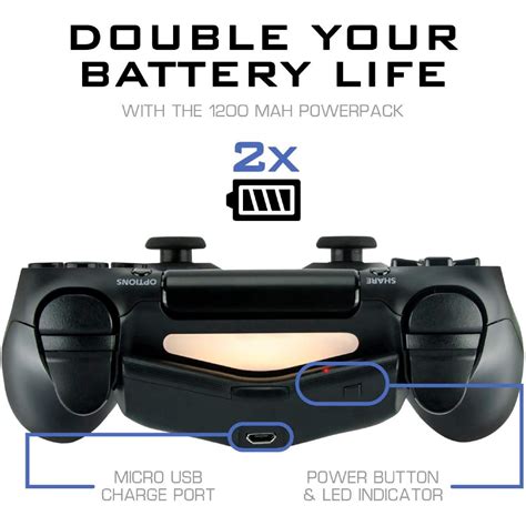 PS4 Controller Charging Battery Power Pack for PlayStation 4 | Shopee ...