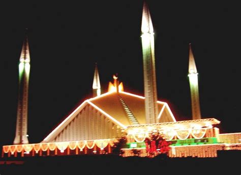 Faisal Masjid Night View - Islamic Wallpapers, Kaaba, Madina, Ramadan ...