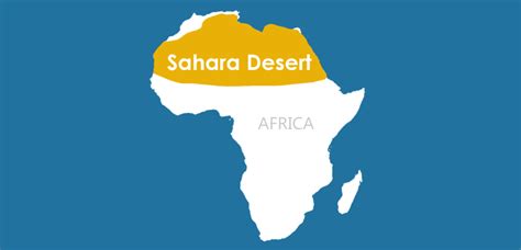 Sahara Desert Map | The 7 Continents of the World