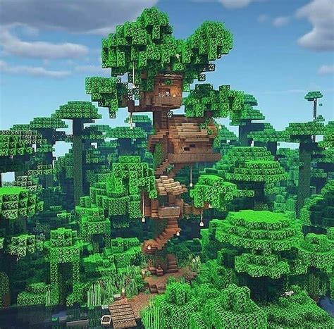 Minecraft Tree House Ideas